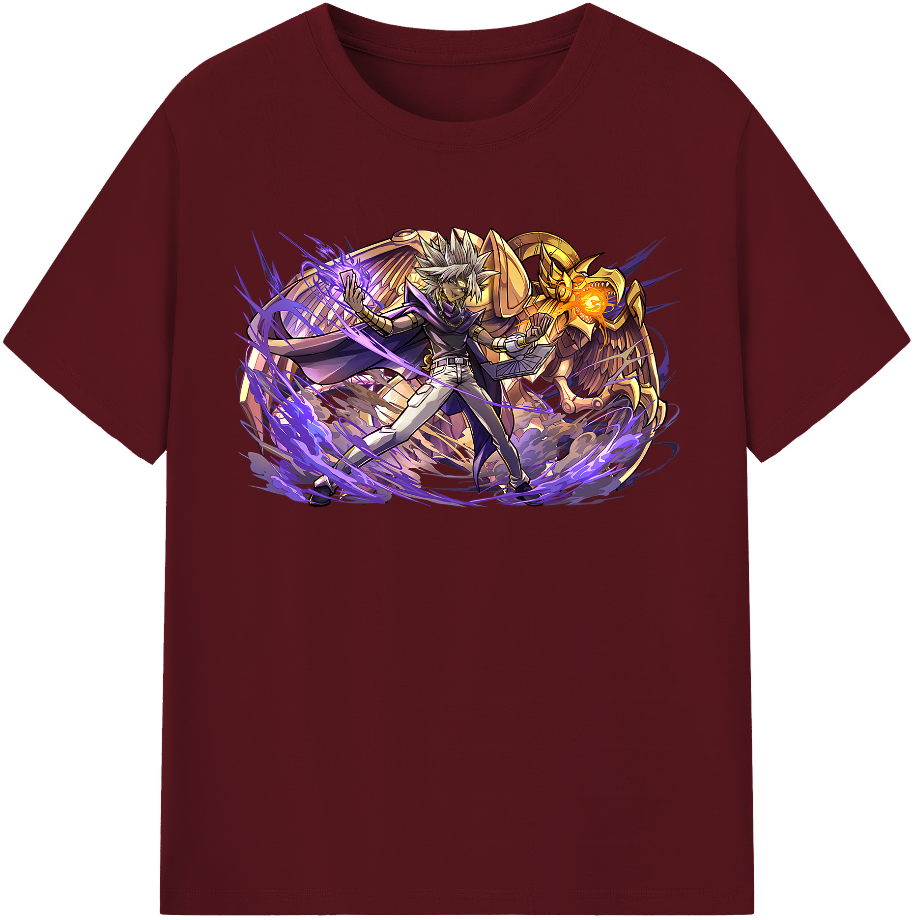 （画像用） 遊☆戯☆王 Yu-Gi-Oh! 綿100％半袖Tシャツ（フロントプリント）